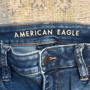 American Eagle Outfitters Women's Dark Blue Skinny Jeans